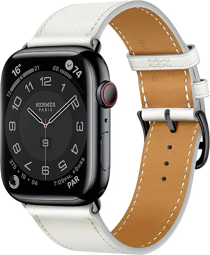 Vista 30 de LB1 - Correa de cuero para Apple Watch para mujeres y hombres, SE Ultra 2 de 1.575 in 1.732 in 1.811 in 1.654 in 1.772 in 1.614 in 1.496 in 1.929 in