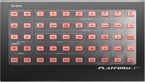Vista 2 de Icon Plataforma de audio profesional B+- módulo de 50 botones para la superficie de control de la plataforma M+ DAW