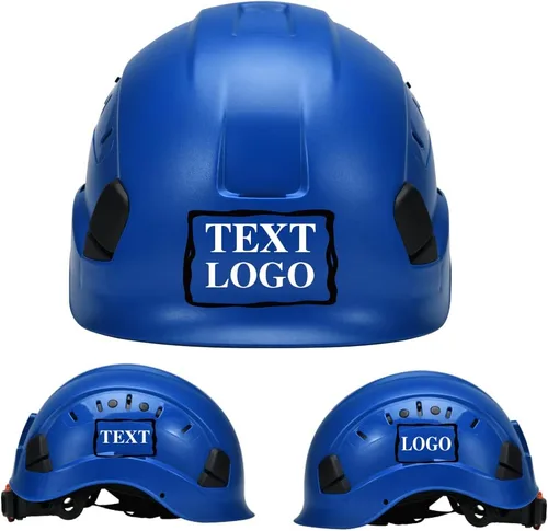 Vista 37 de Casco de seguridad personalizado para construcción Casco de trabajo de seguridad con suspensión de trinquete ajustable de ala completa con carcasa