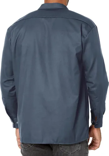 Vista 2 de Dickies Camisa de trabajo de manga larga para hombre Air Force Blue V1