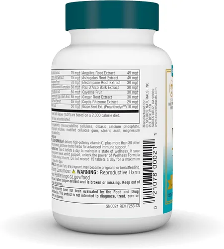 Vista 3 de Source Naturals Wellness Fórmula, SN0021, 1, 1