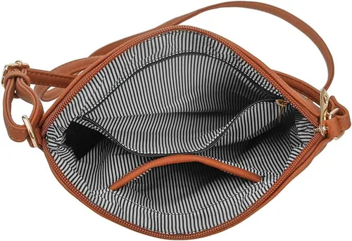 Vista 6 de SG SUGU - Bolso ligero y mediano con borla y bolsillo con cremallera