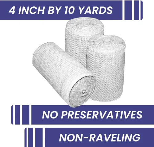 Vista 3 de Unna Botas con óxido de zinc, 3" x 10 yardas, 1 caja de 12, envueltas individualmente