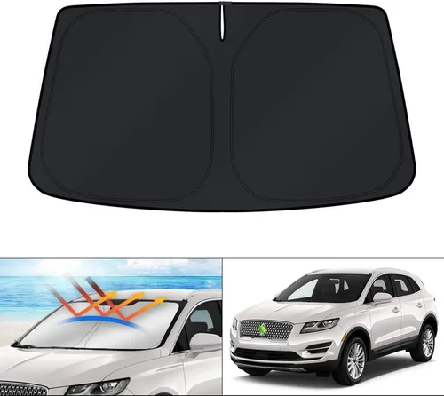 Vista 71 de KUST Parasol para parabrisas para BMW X1 F48 2016, 2017, 2018, 2019, 2020, 2021, 2022, accesorios de ajuste personalizado, parasol plegable