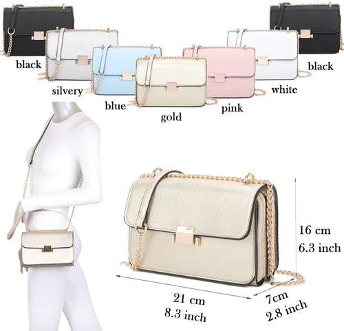 Vista 7 de BBTT.ful Women's Evening Handbags Rhinestone Purse Sparkling Crossbody Bag Wedding Prom Party Club Purses