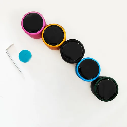Vista 5 de TAOM - Soporte para tiza de billar, herramienta práctica redonda, accesorios de billar, mini estuche magnético para punta de tiza, contenedor