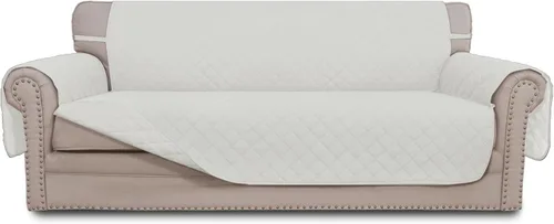 Vista 143 de Easy-Going - Funda reversible para sofá, resistente al agua, con varillas de espuma y correas elásticas, protector de muebles para mascotas y perros