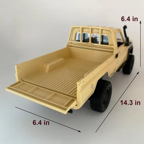Vista 6 de HLSFWDRIVE 1/12 RC Crawler MN82 Control remoto Rock Crawler RC Truck 4x4