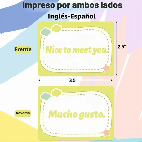 Vista 3 de Ceiba Tree Spanish Flash Cards 100 English to Spanish Bilingual Flashcards