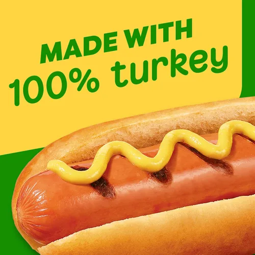 Vista 5 de Oscar Mayer Pavo Franks Hot Dogs (paquete de 10 unidades)