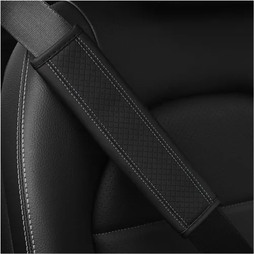 Vista 11 de Osilly 2 piezas de fundas para cinturón de seguridad de coche, protección de hombro de fibra de carbono, cojín suave para cinturón de seguridad