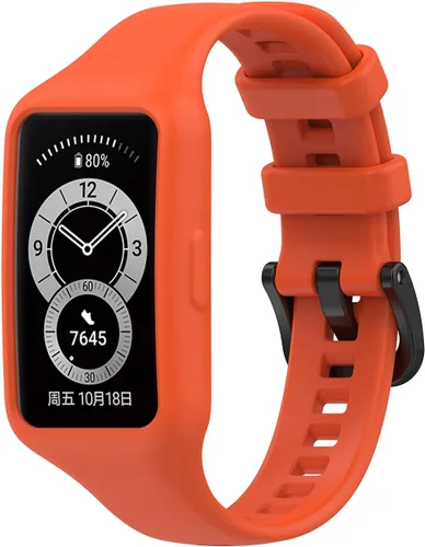 Vista 11 de Senter Correa de repuesto de goma suave de liberación rápida para Huawei Band 7 Smart Watch 10 pzas