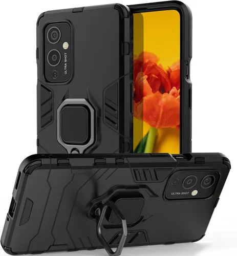 Vista 10 de Jusy Funda resistente a prueba de golpes compatible con Oneplus 8 0.18 oz con soporte de anillo giratorio [no compatible con Verizon y 8pro y 8T]