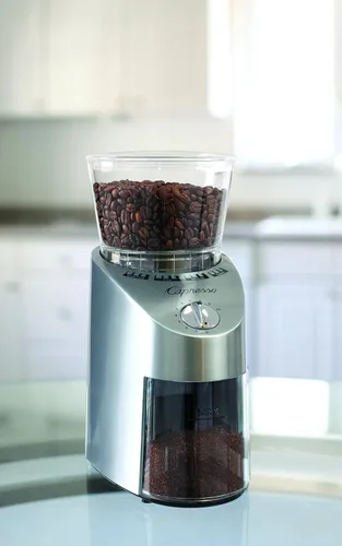 Vista 2 de Molino de muelas cónicas Infinity marca Capresso, ninguno , Stainless Inoxidable