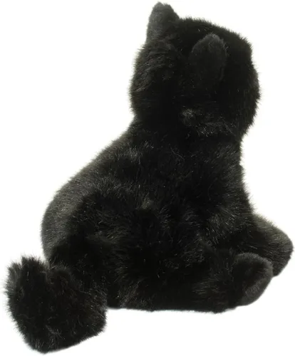 Vista 4 de Douglas Salem - Peluche de gato negro, 9 pulgadas de alto sentado