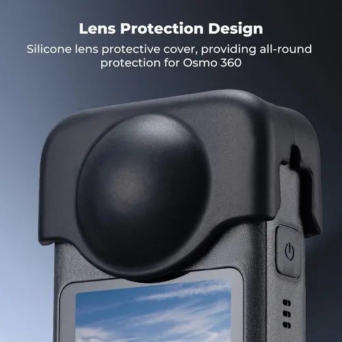 Vista 2 de K&F CONCEPT Kit de protector de pantalla compatible con accesorios DJI OSMO 360, pantalla Ultra HD, película de vidrio templado con tapa protectora