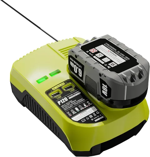 Vista 7 de DSANKE P120 - Cargador de batería de repuesto para cargador Ryobi ONE+ P117 P118 P119 NiCd NiMh de iones de litio P100 P101 P102 P103 P105 P107 P108