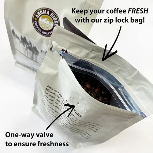 Vista 7 de Aroma Ridge Granos de café de Brasil, café brasileño en grano entero, granos de café recién tostados Peaberry, 16 onzas