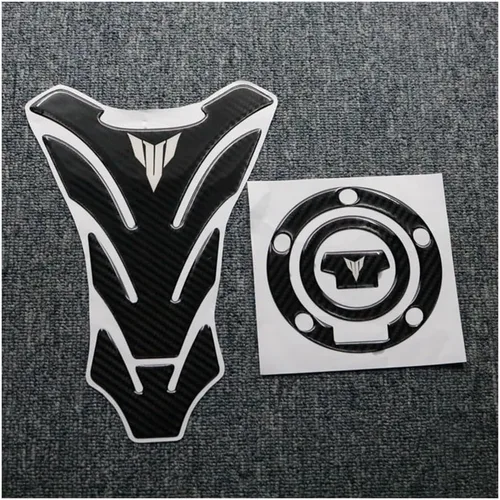 Vista 9 de Motorcycle Tank Pads for Y&AMAHA MT03 MT07 MT09 FZ07 MT-07 MT10 MT25 Fuel Tank Carbon Fiber Sticker Cover Pad Motorcycle Decorative Decal Sticker
