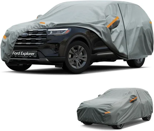 Vista 104 de Kayme Funda de Coche de Servicio Pesado Impermeable para Todo Tipo de Clima, Ajuste Personalizado para Tesla Model S, Cubierta Exterior Completa