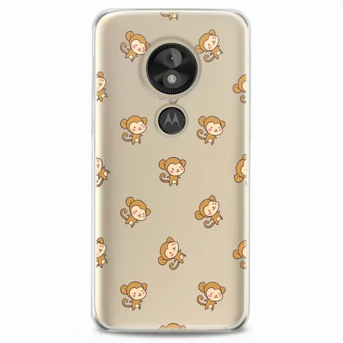 Vista 8 de Funda de TPU compatible con Motorola G9 G8 Plus G7 E20 P40 Z4 Edge 20 G22 Stylus Monkey Impresionante Suave Lindo Kawaii Femenino Niñas Diseño