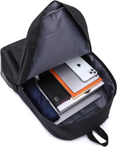 Vista 7 de Piatek Mochila clásica Cristiano Ronaldo impermeable de lona casual para niños y niñas, mochila de regreso a clases, Cielo estrellado 5, Mochilas