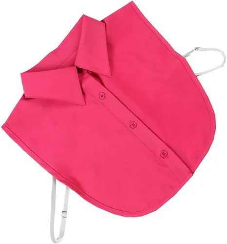 Vista 3 de YEKEYI Blusa Lady Half Shirt - Cuello desmontable Dickey para mujer 1