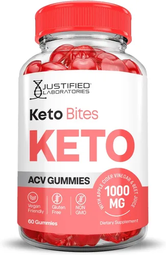 Vista 3 de Justified Laboratories Gomitas Keto Bites Keto ACV (1000 mg) 60