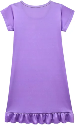 Vista 2 de GVGwenge Little Girls Princess Nightgown Dress Cartoon Printed Nightdress Sleepwear