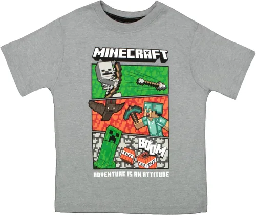 Vista 2 de Minecraft Boys Short Sleeve Regular Fit
