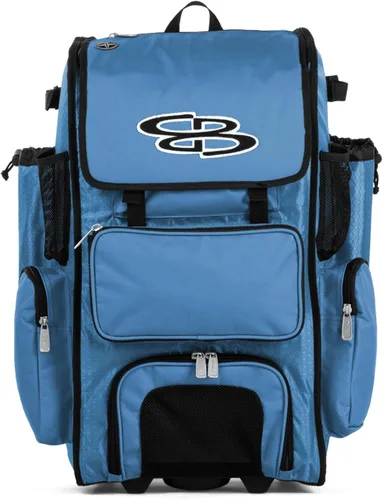 Vista 54 de Boombah Rolling Superpack - Bolsa para equipo de béisbol/sóftbol, varios colores, mango telescópico y capacidad para 4 murciélagos, versión