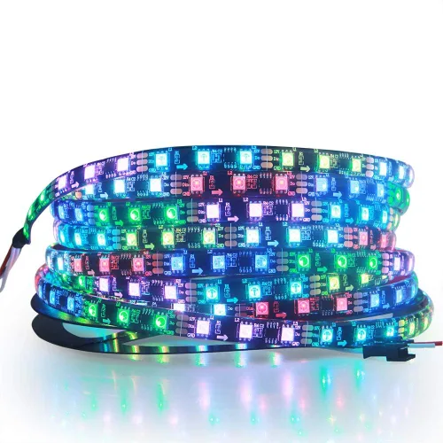Vista 14 de ALITOVE WS2812B WS2811 Controlador LED direccionable RF remoto inalámbrico Mini controlador 5 ~ 24 V CC para WS2812 WS2811 Dream Color Rainbow RGB