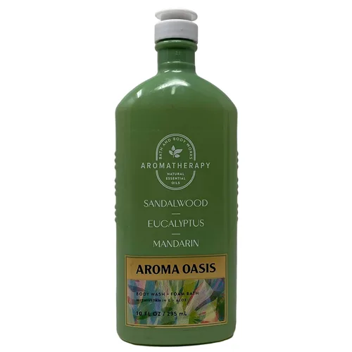Vista 3 de Bath & Body Works Aromaterapia Oasis Sándalo Eucalipto Mandarina Set de regalo Loción Corporal Hidratante - Gel de baño de espuma de gel de baño