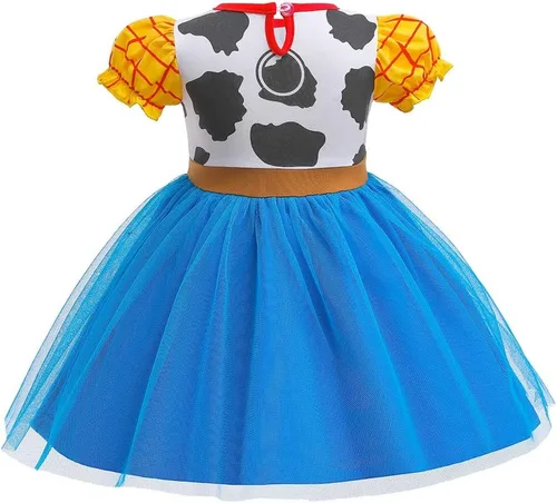 Vista 3 de REXREII Disfraces de princesa para Halloween, carnaval, Navidad, cumpleaños, concurso, fiesta, verano, vestido de tul
