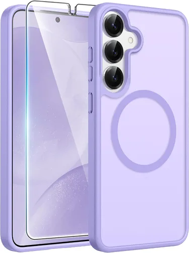 Vista 224 de FNTCASE - Funda para iPhone 16 Pro: magnética, mate, translúcida, de grado militar, protectora contra caídas, resistente, fina, duradera y a prueba