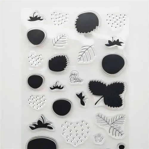 Vista 4 de DzIxY Juego de sellos transparentes y troqueles de corte de metal para hacer tarjetas, álbumes de recortes, suministros de papel, sellos, bolsillos