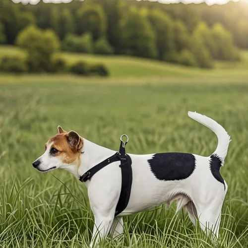 Vista 3 de Arnés para perro sin tirones, arnés para mascotas grueso y ajustable, chaleco de pecho a prueba de escape, arnés resistente para caminar para perro