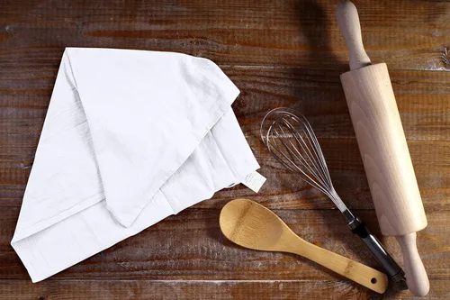 Vista 8 de Utopia Kitchen Paquete de 6 toallas blancas de 28 x 28 pulgadas, 100% algodón para limpiar y secar, paños de cocina altamente absorbentes Blanco