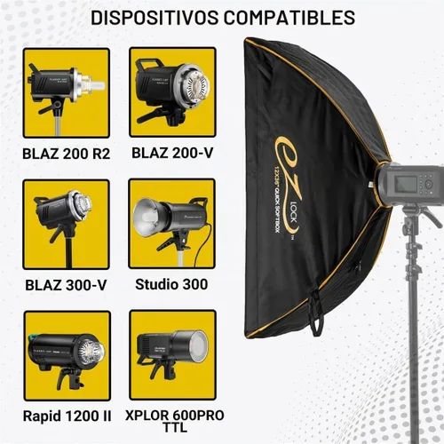 Vista 6 de Glow EZ Lock - Caja de luz rectangular de 12 x 36 pulgadas con difusores externos e internos, disco deflector, rejilla Eggcrate, adaptador de caja