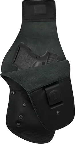 Vista 16 de Urban Carry LockLeather Funda G3 Holster - Diseño híbrido de cuero/polímero para ocultación óptima Disponible en tamaños Cadete, Trooper, Teniente