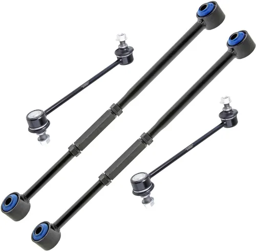 Vista 20 de Detroit Axle - 4 piezas de brazos de control traseros para Ford C-Max, Focus, Mazda 3 5, Volvo C30, C70, S40, V50, 4 brazos de control superiores e