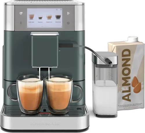 Vista 12 de Máquina de Espresso Completamente Automática KitchenAid KF8 con Accesorio para Leche y Opciones de Leche a Base de Plantas, KES8558BK, Negra