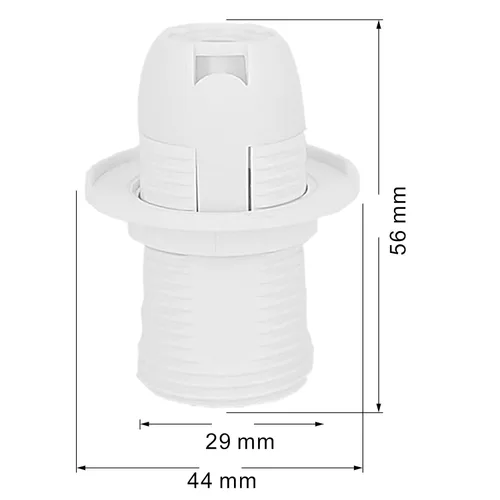 Vista 3 de 6 unids por paquete E14 LED bombilla portalámparas retenedor anillos y adaptador de repuesto Candelabro Candelabro lámpara zócalo