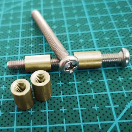 Vista 3 de 10 unids 0.315 in 5/16 "para pernos sin amor, fabricación de cuchillos, sujetadores de mango, escalas, tornillo de latón