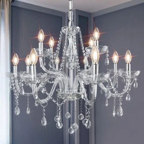 Vista 11 de Apliques de Pared de Cristal Luces de Pared Elegantes Lámpara de Pared de Cristal Gris Retro Juego de 2 Candelabro de Estilo Europeo Adecuado