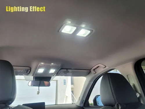 Vista 4 de Kit de 9 luces LED CX5 para interior Mazda CX-5 2013 2014 2015 2016 2017 2018 2019 2020 2021 blanco 6000K paquete de iluminación LED interior +