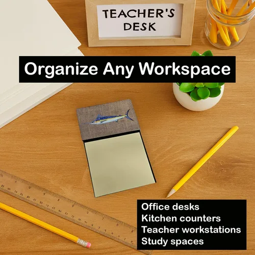 Vista 4 de Pescado - Marlin Sticky Note Holder