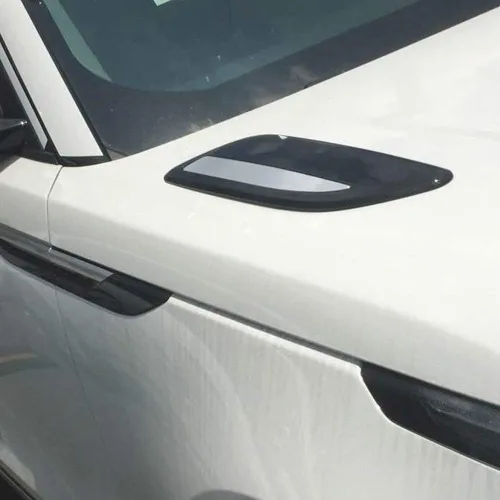 Vista 4 de YIWANG Cubierta de plástico ABS cromo cubierta de ventilación Panel Trim cubierta 2 unids para Landrover Range Rover Velar 2017 2018 Accesorios