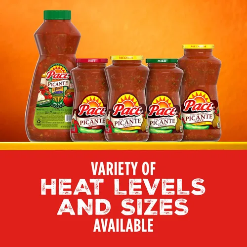 Vista 8 de Pace Salsa Picante Mediana, Tarro de 16 oz (paquete de 12)