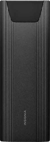 Vista 2 de Insignia Carcasa SSD M.2 NVMe a USB-C 3.2 Gen 2, con adaptador USB-A, carcasa de disco duro externo de alta velocidad para computadoras portátiles